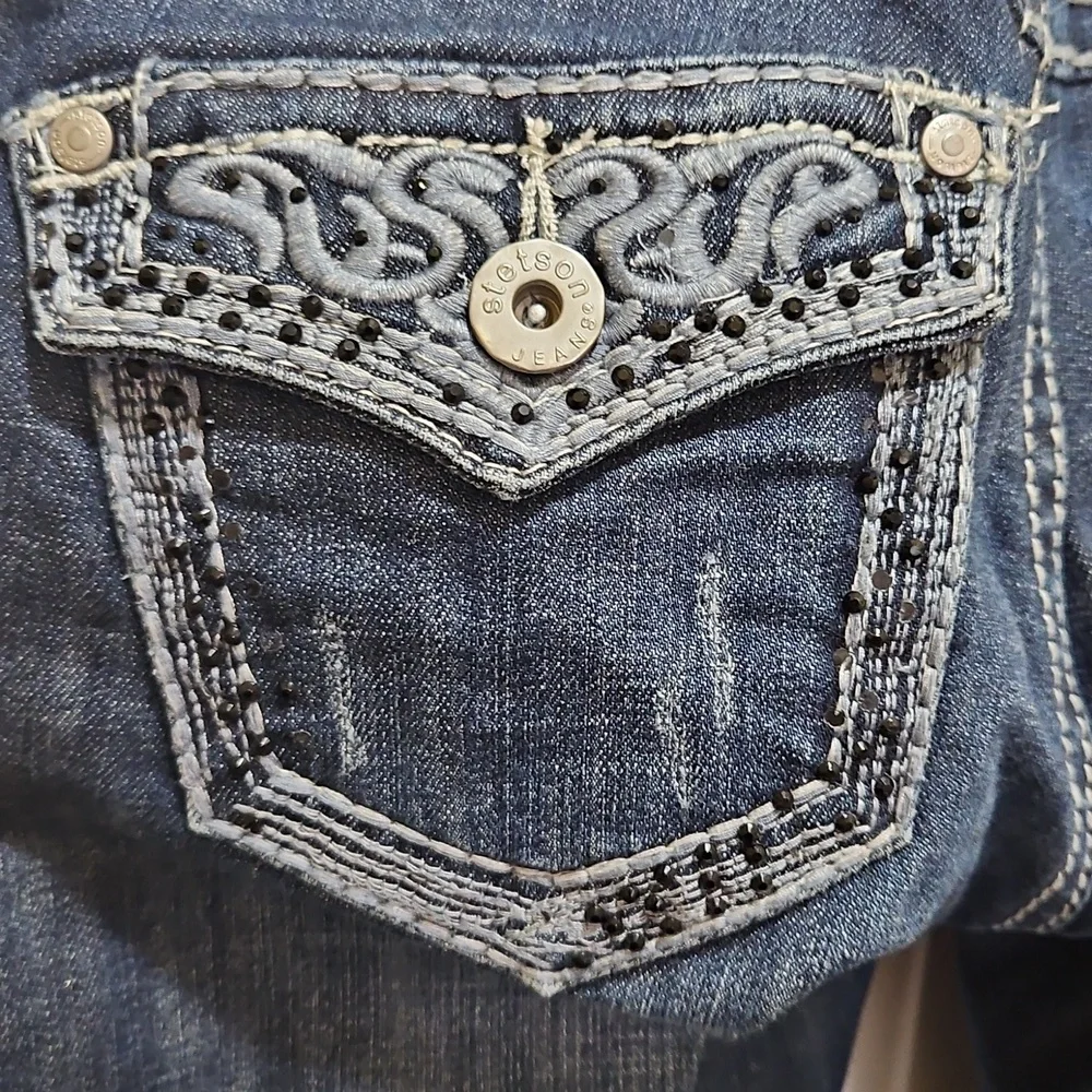 Stetson Blue Women's Jeans - Picture 8 of 9